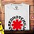 Camiseta Logo Red Hot Chili Pepppers tamanho adulto com mangas curtas na cor Branca Premium - Imagem 2