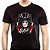 Camiseta rock Jason Slasher Slash para adulto com mangas curtas na cor preta premium - Imagem 1