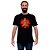 Camiseta Red Hot Chili Peppers Pimentinha tamanho adulto com mangas curtas na cor Preta Premium - Imagem 3