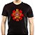 Camiseta Red Hot Chili Peppers Pimentinha tamanho adulto com mangas curtas na cor Preta Premium - Imagem 1