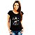 Camiseta Slash Vitruviano tamanho adulto com mangas curtas na cor Preta Premium - Imagem 4