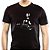 Camiseta Mona lisa Dj tamanho adulto com mangas curtas na cor Preta Premium - Imagem 1