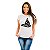 Camiseta Mona Lisa Dj tamanho adulto com mangas curtas na cor Branca Premium - Imagem 4