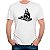 Camiseta Mona Lisa Dj tamanho adulto com mangas curtas na cor Branca Premium - Imagem 1