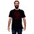 Camiseta Flea Vitruviano tamanho adulto com mangas curtas na cor Preta Premium - Imagem 3
