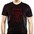 Camiseta Flea Vitruviano tamanho adulto com mangas curtas na cor Preta Premium - Imagem 1