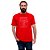 Camiseta Flea Vitruviano na cor Vermelha o no tamanho adulto com mangas curtas Premium - Imagem 3