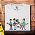 Camiseta Beatles Cartoon Banda tamanho adulto com mangas curtas na cor Branca Premium - Imagem 2