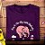 Camiseta rock premium Beatles Delirium Lucy In The Sky with Elephants na cor roxa com mangas curtas masculina - Imagem 2