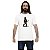 Camiseta chewbacca Slash Premium com mangas curtas na cor branca - Imagem 3