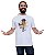 Camiseta para adulto com mangas curtas na cor branca Jimi Hendrix Purple Haze Premium - Imagem 3