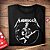Camiseta Rock Madruga Metaleiro Premium tamanho adulto com mangas curtas na cor preta - Imagem 5