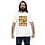 Camiseta Hieroglifos do Rock tamanho adulto com mangas curtas na cor branca - Imagem 4