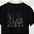 Camiseta Rock Premium Beatles Chaves Abbey Village tamanho adulto com mangas curtas na cor preta - Imagem 1
