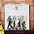 Camiseta Rock Premium Beatles Chaves Abbey Village tamanho adulto com mangas curtas na cor branca - Imagem 2