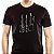 Camiseta Rock Baixo Patente tamanho adulto com mangas curtas na cor preta - Imagem 1