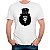 Camiseta Rock Premium Slash Caveira tamanho adulto com mangas curtas na cor branca - Imagem 1