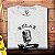 Camiseta Relax the Singer is here tamanho adulto com mangas curtas na cor branca Premium - Imagem 2