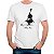 Camiseta Walking Bass tamanho adulto com mangas curtas na cor branca Premium - Imagem 1