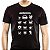 Camiseta Type of Drummers amanho adulto com mangas curtas na cor preta - Imagem 1