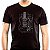 Camiseta Guitarra Patente tamanho adulto com mangas curtas na cor preta - Imagem 1