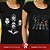 Kit 2 Camisetas Premium Chaves Rhapsody e Abbey Village pretas femininas - Imagem 1