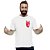 Camiseta Coração de Roqueiro tamanho adulto com mangas curtas na cor branca Premium - Imagem 4
