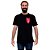 Camiseta Coração de Roqueiro tamanho adulto com mangas curtas na cor preta - Imagem 3