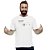 Camiseta Personalize o nome da Música e do Artista tamanho adulto com mangas curtas na cor Branca Premium - Imagem 3