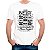 Camiseta Old School Playlist tamanho adulto com mangas curtas na cor branca Premium - Imagem 1