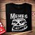 Camiseta rock Misfits Memes tamanho adulto com mangas curtas na cor preta Premium - Imagem 2