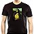 Camiseta Mona Drums tamanho adulto com mangas curtas na cor preta Premium - Imagem 1