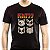 Camiseta Katss tamanho adulto com mangas curtas na cor preta Premium - Imagem 1
