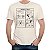 Camiseta rock Manual do Rock tamanho adulto com mangas curtas na cor Off White - Imagem 1
