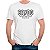 Camiseta rock Cordas Baixo EADG tamanho adulto com mangas curtas na cor branca - Imagem 1