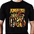 Camiseta rock Power Trio Premium tamanho adulto com mangas curtas na cor preta - Imagem 1