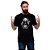 Camiseta Panda Save Rock tamanho adulto com mangas curtas na cor preta - Imagem 3