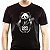 Camiseta Panda Save Rock tamanho adulto com mangas curtas na cor preta - Imagem 1