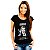 Camiseta Sextou Traz a Guitarra premium tamanho adulto com mangas curtas na cor preta - Imagem 4