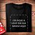 Camiseta com Estampa Personalizada da logo de sua banda tamanho adulto com mangas curtas na cor Preta Premium - Imagem 2