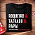 Kit Camisetas Masculina e Infantil Unissex Pretas de mangas curtas Tal pai tal filho Tatuado e Rabiscado - Imagem 2
