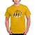 Camiseta The Beetles para adulto com mangas curtas na cor mostarda - Imagem 1