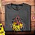 Camiseta Banda Metal Pesado tamanho adulto com mangas curtas na cor Cinza Premium - Imagem 2