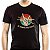 Camiseta In Drums We Trust tamanho adulto com mangas curtas na cor preta premium - Imagem 1