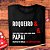 Camiseta Pai característica personalizada tamanho adulto com mangas curtas na cor Preta Premium - Imagem 2