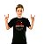 Camiseta Juassic Rock Unissex Infantil Preta - Imagem 1