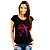 Camiseta Superman Rock Star tamanho adulto com mangas curtas na cor preta premium - Imagem 4