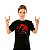 Camiseta Deadpool Rock Star on the Keyboard Unissex Infantil Preta - Imagem 1