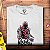 Camiseta Metal Lover tamanho adulto com mangas curtas na cor branca premium - Imagem 2