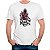 Camiseta Metal Lover tamanho adulto com mangas curtas na cor branca premium - Imagem 1
